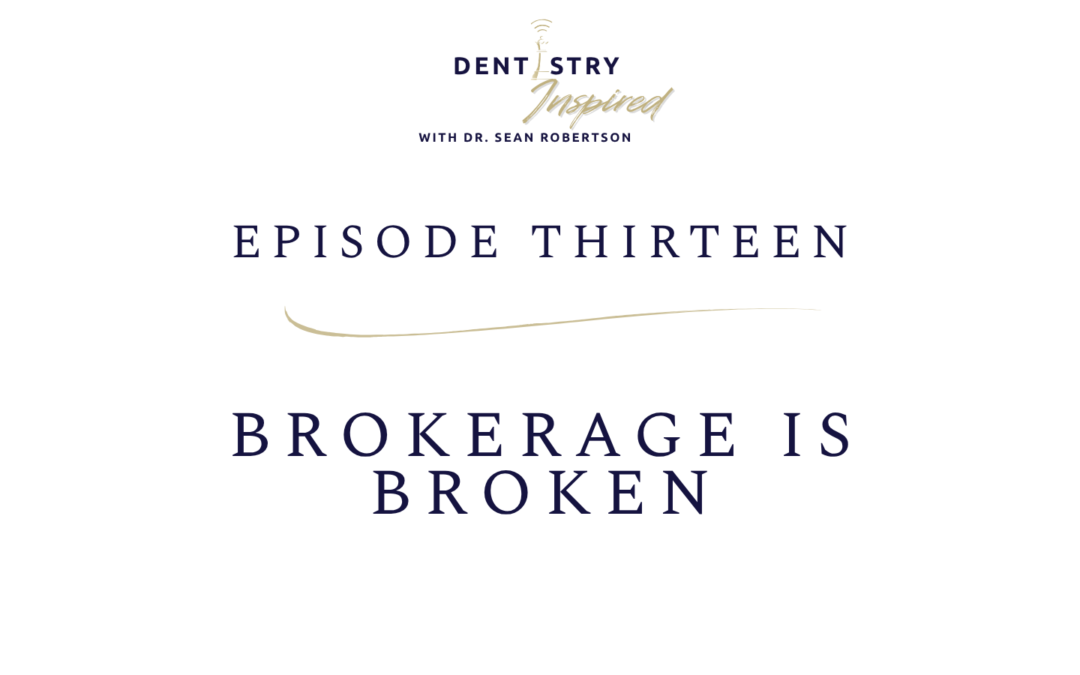 Brokerage is Broken
